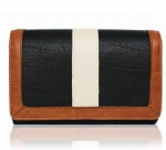 Pu banded edge ladies purse , colorful wallet