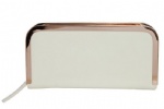 ladies frame wallet purse with metal plate band