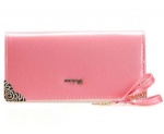 pu leather women's wallet in candy color