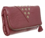hobo wallets for women with rivets, PU purse pouch supplier from China