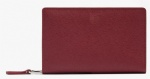 Zip around wallet made of saffiano PU leather, wallet manufacturer