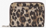 Nylon leopard printing card holder wallet, fashion XS wallet