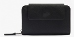 Saffiano PU leather women wallet with flap, fashion present, bags supplier