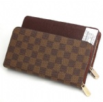man leather wallet organizer, brand zip around men's wallet,